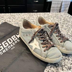 Women’s Golden Goose Superstar Sneakers, Size 37